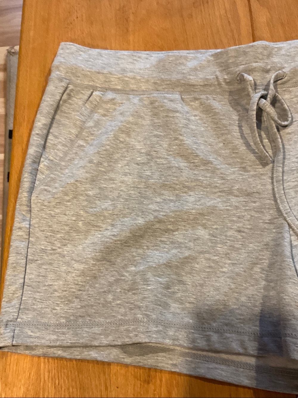 NWT Lot of 3 casual drawstring Pull-On Shorts  different shades of grey - Picture 6 of 10
